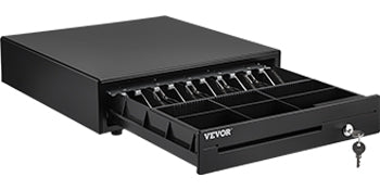 SucceBuy 12V Cash Register Drawer With Removable Coin Tray
