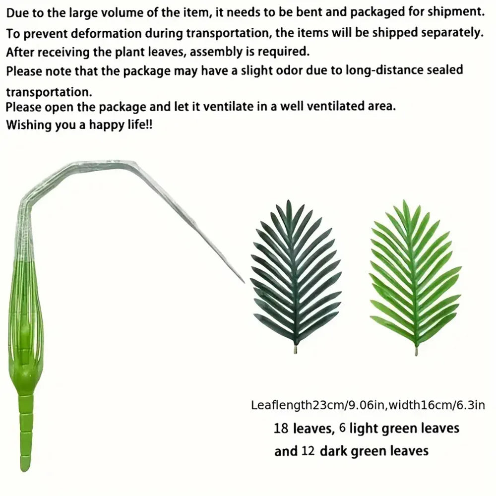 Artificial Giant Palm Tree Plant Set for Indoor and Outdoor