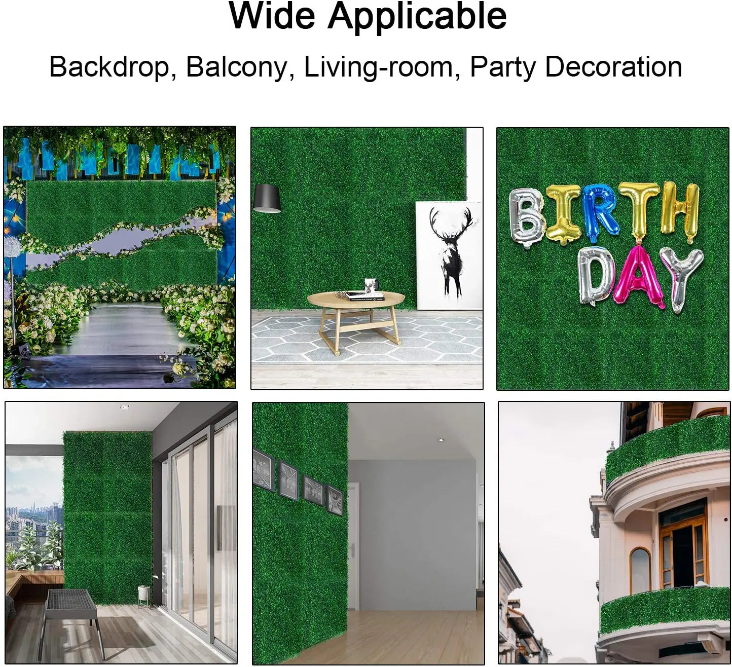 SucceBuy Boxwood Hedge Wall Panels For Privacy And Home Decor