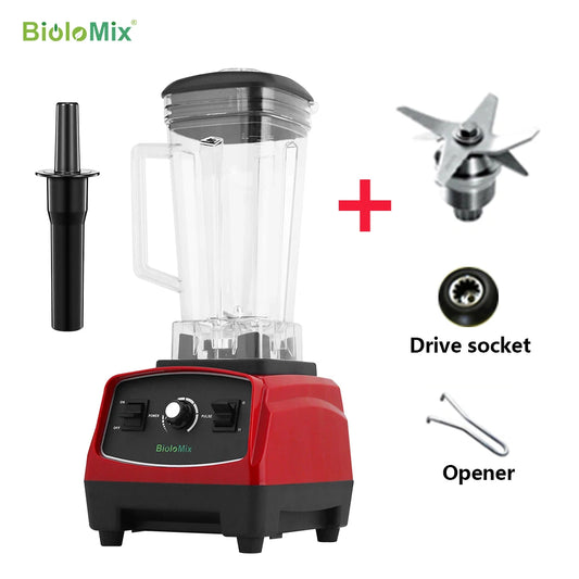 Biolomix Heavy Duty Blender Juicer Mixer Food Processor 3HP 2200W