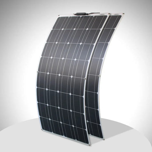 Dgsunlight 12V Flexible Solar Panel Kit 100W For Boat RV
