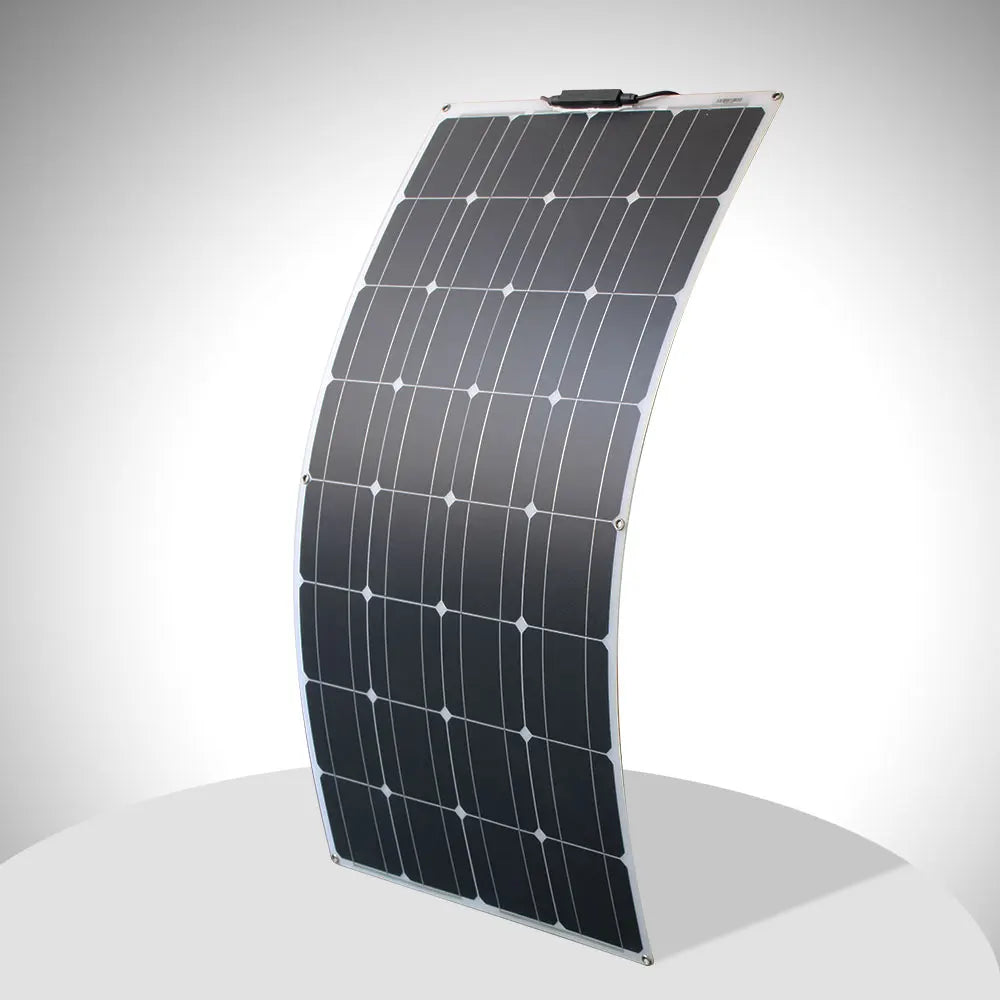 Dgsunlight 12V Flexible Solar Panel Kit 100W For Boat RV