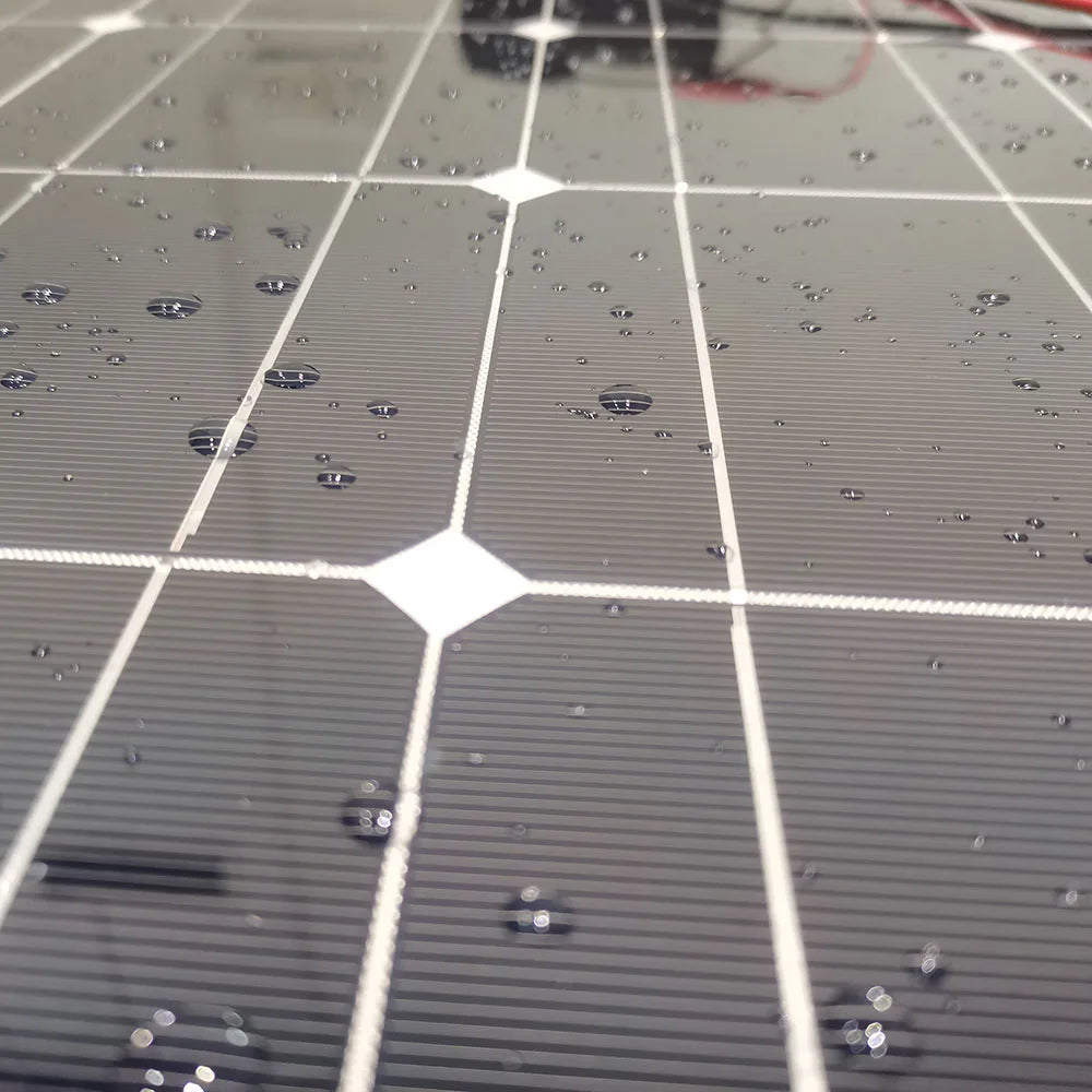 Dgsunlight 12V Flexible Solar Panel Kit 100W For Boat RV