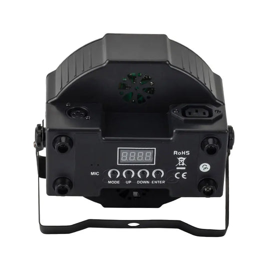 SHEHDS 8pcs Flat LED Par Stage Lights RGBW UV DMX Controller DJ Club