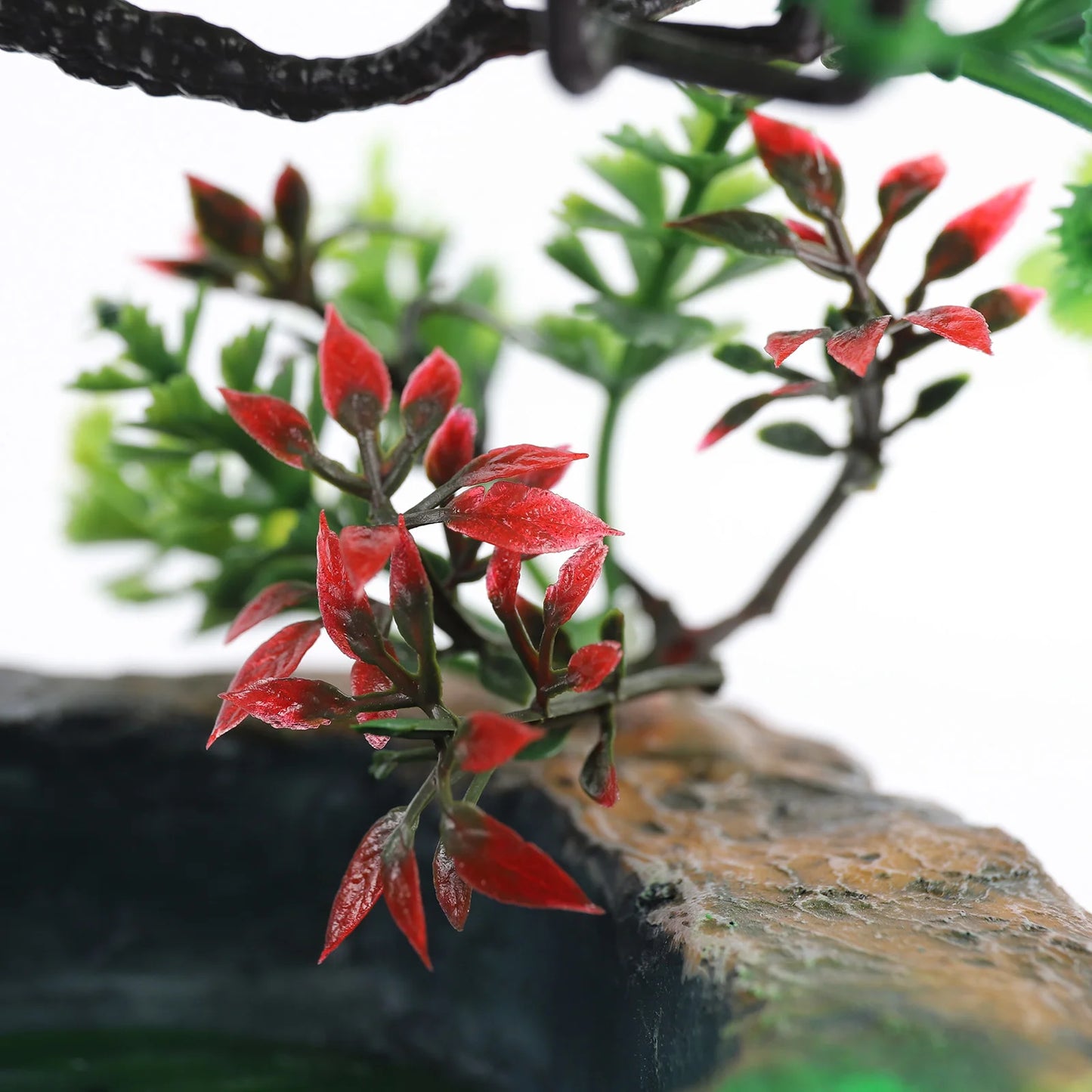 Indoor Fountain Waterfall Decor With LED Lighting For Zen Meditation