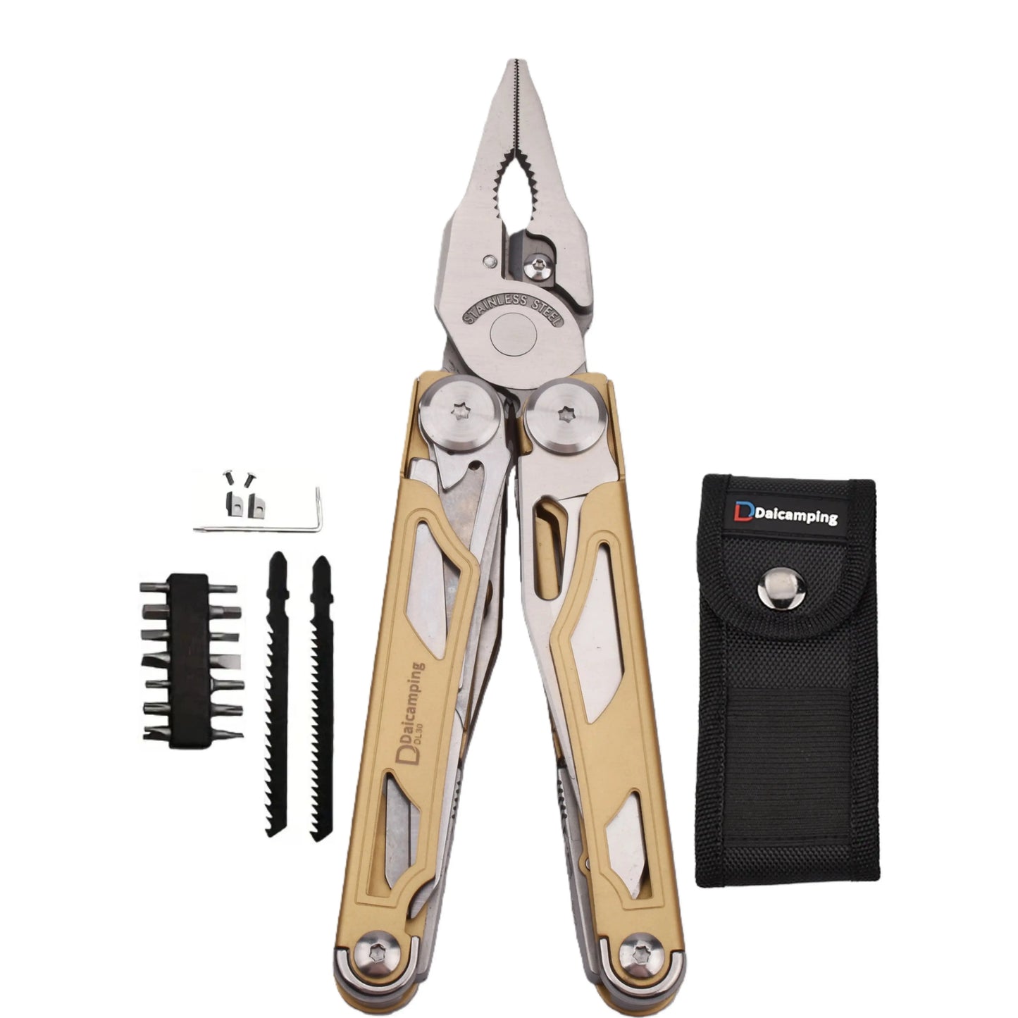 Daicamping Multifunctional Multitool Folding Knife Pliers EDC