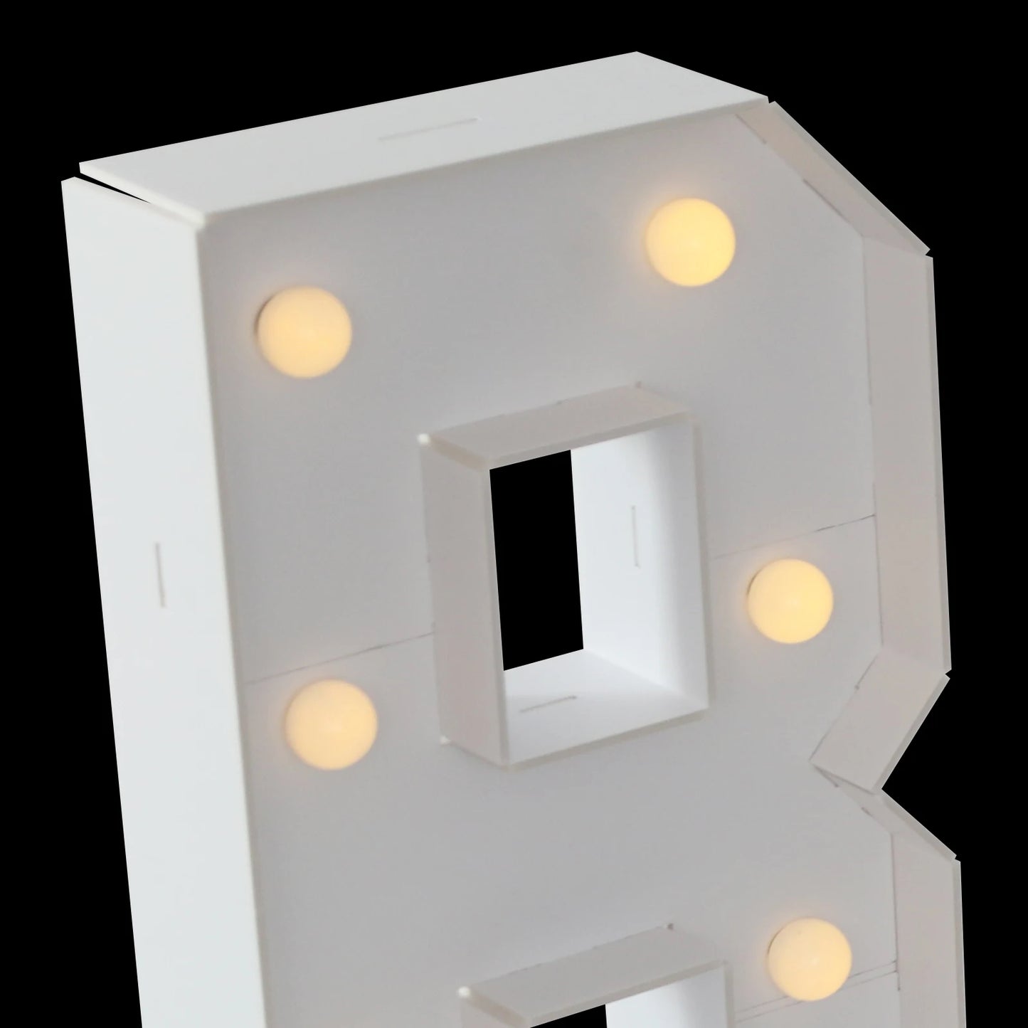 Light Up Letter Lights LED Alphabet Decor For Baby Parties