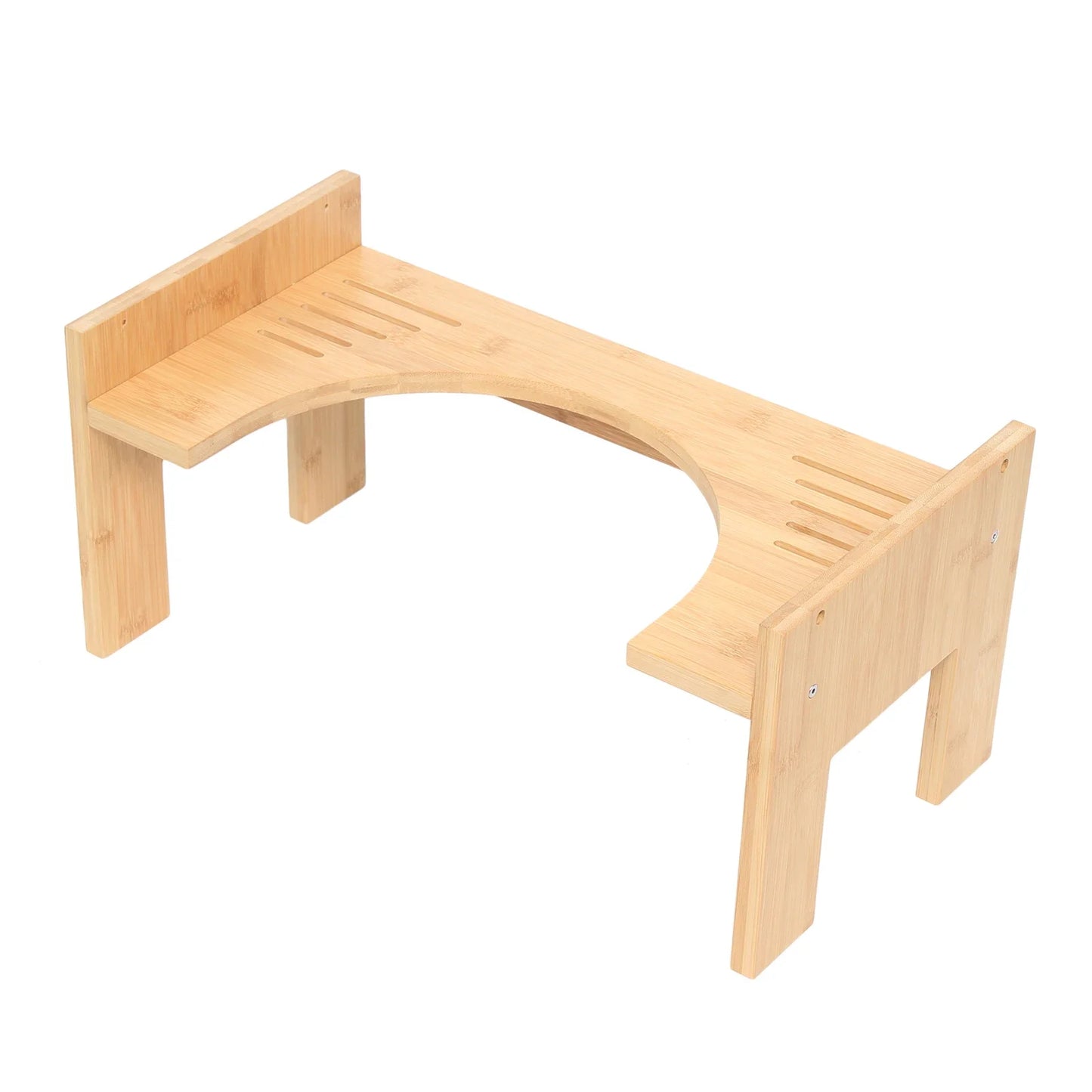 Bamboo Adjustable Toilet Stool Squatty Step For Comfortable Posture