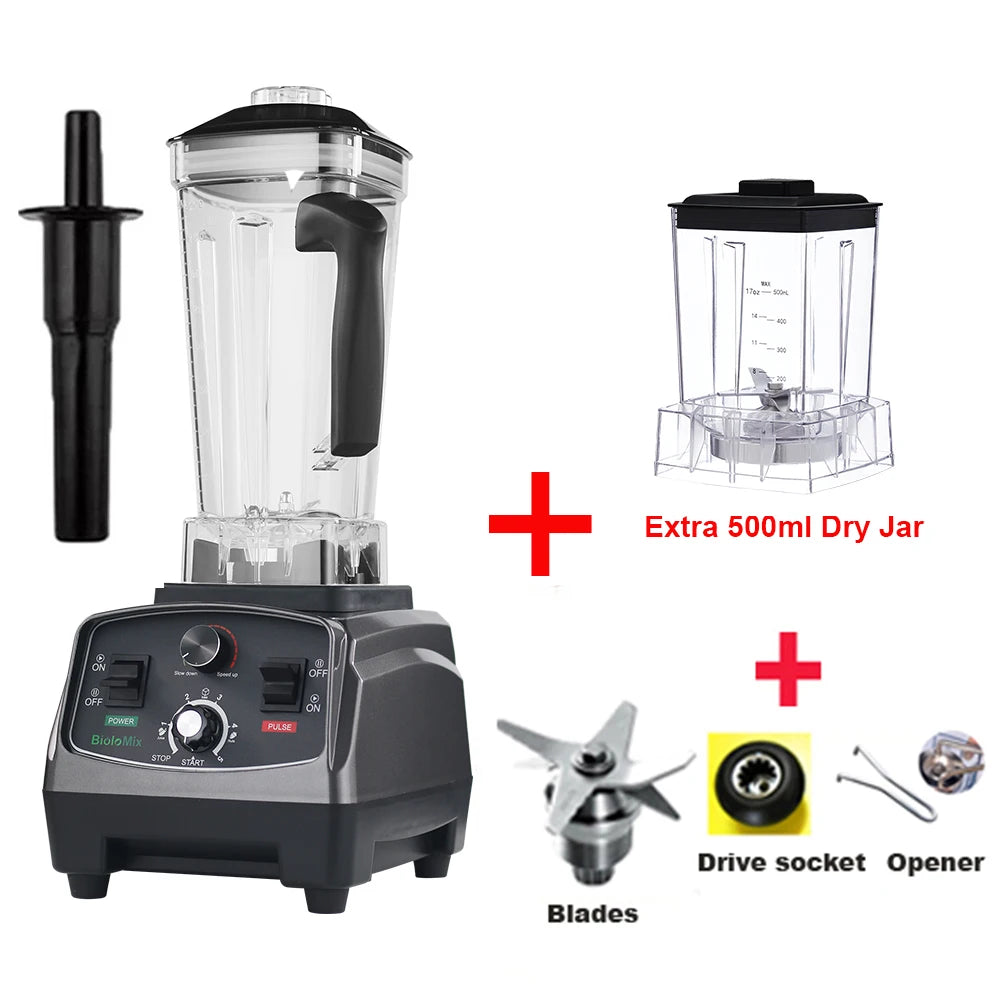 Biolomix 3HP Heavy Duty Blender Juicer Processor 2200W