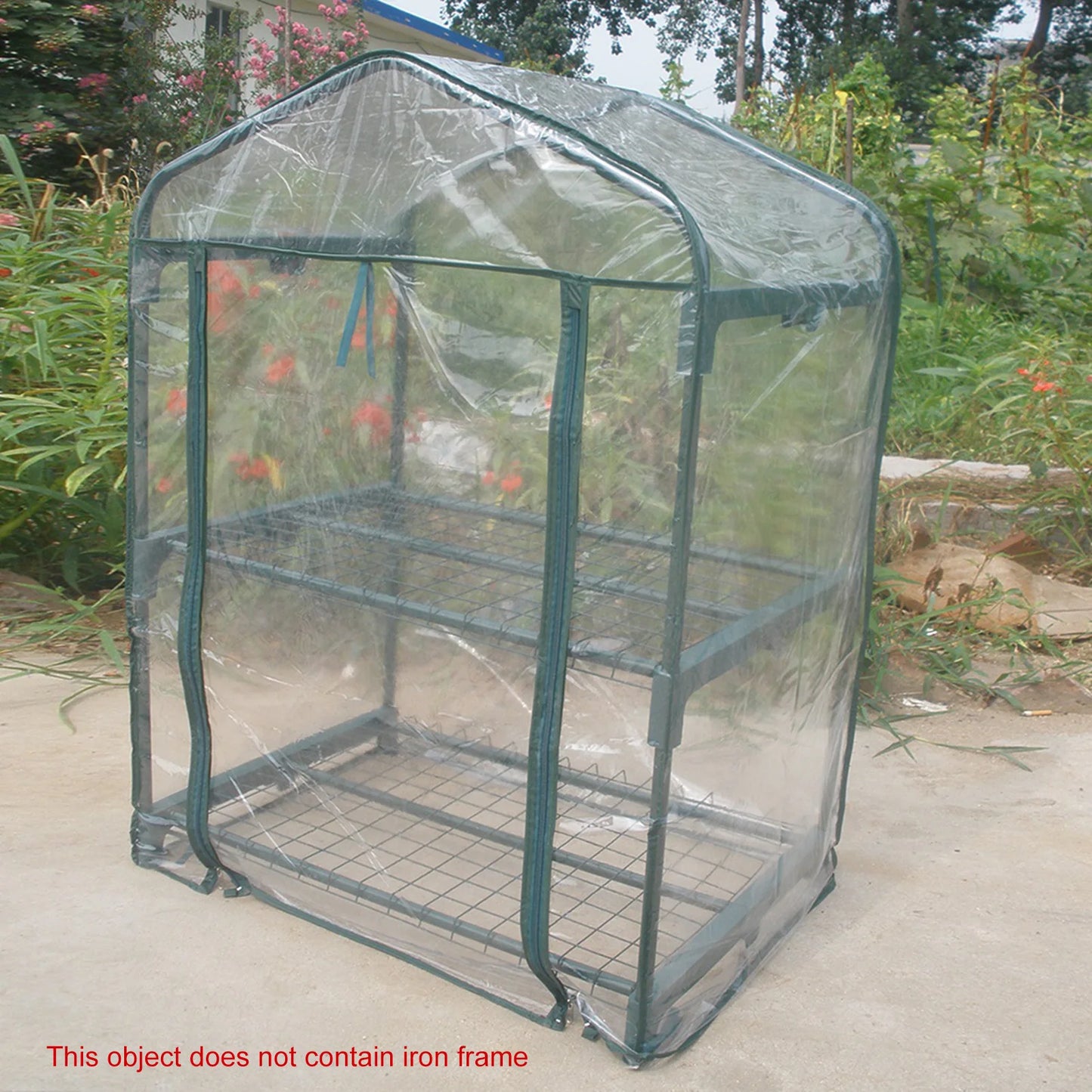 TOPINCN Mini Portable Garden Greenhouse For Outdoor Plants