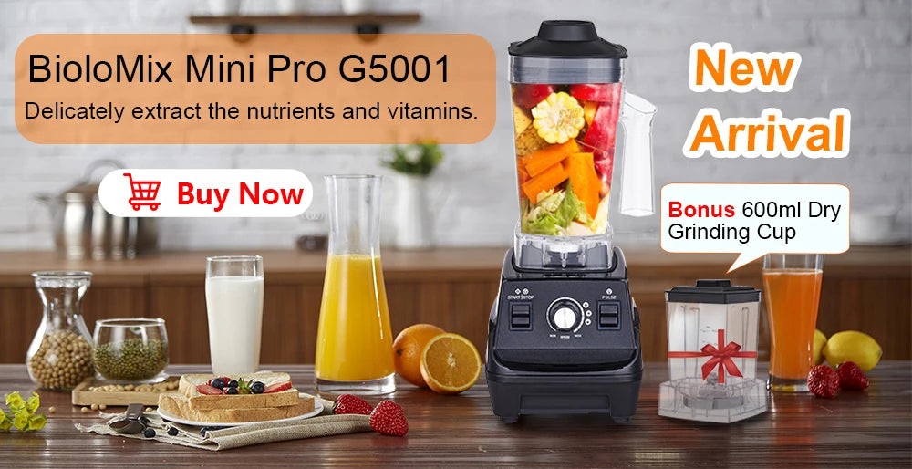 Biolomix 3HP Heavy Duty Blender Juicer Processor 2200W