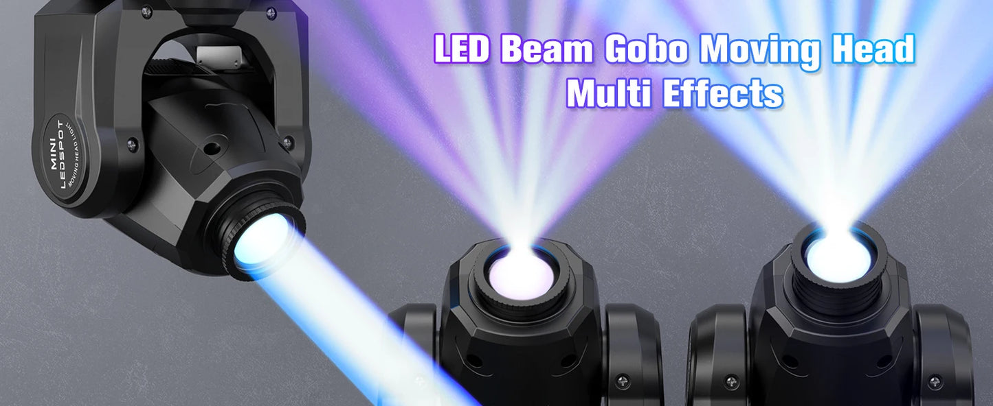 U'King 120W LED Moving Head Light DMX512 Remote Control Stage DJ Wedding