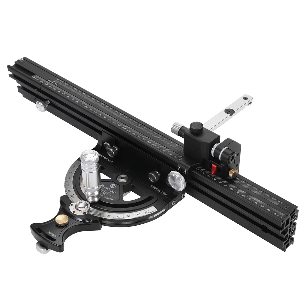 Hongdui HD-MG21 Miter Gauge With Extended Fence For Table Saw And Router Table