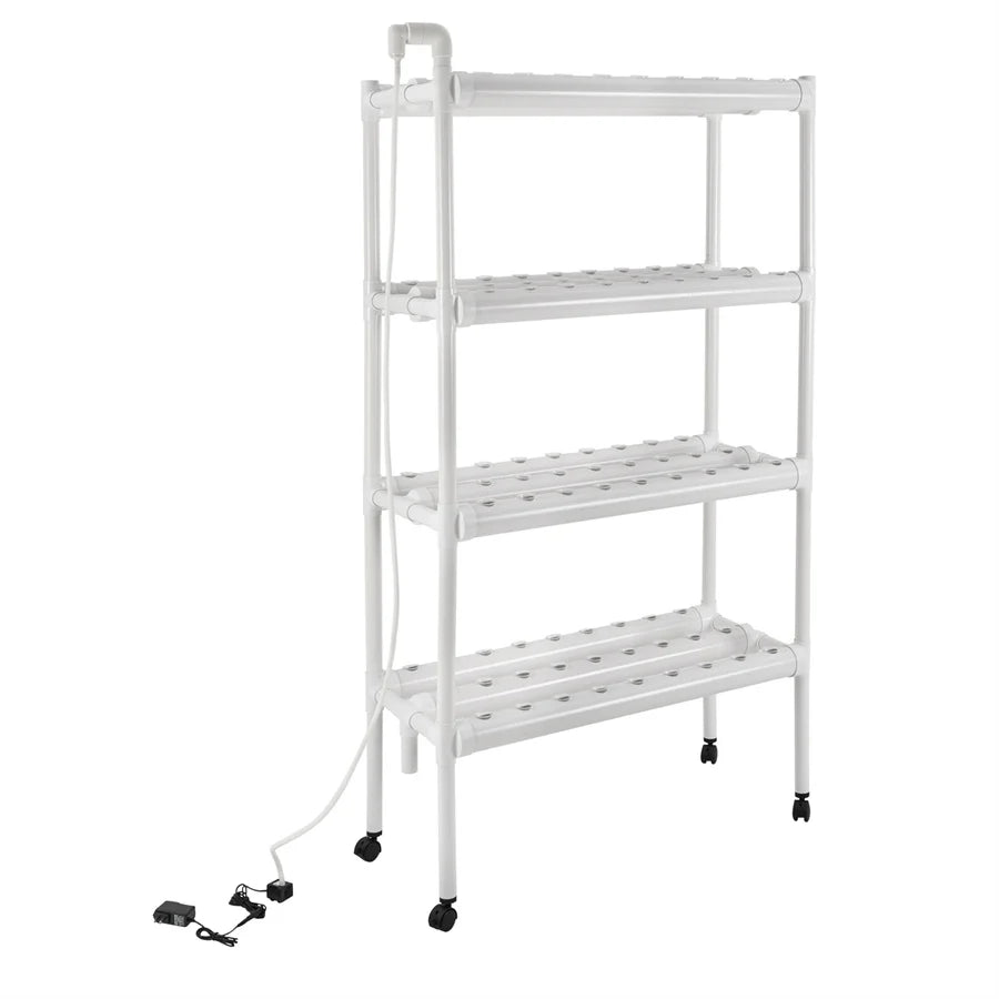 4 Tier Hydroponic Grow Kit With 108 Plant Sites