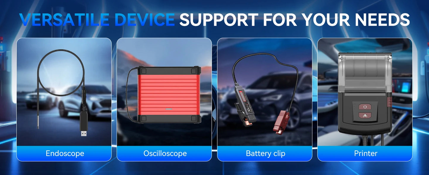 MUCAR 892BT AI Key Programming Diagnostic Tool OBD2 Scanner CAN FD DOIP