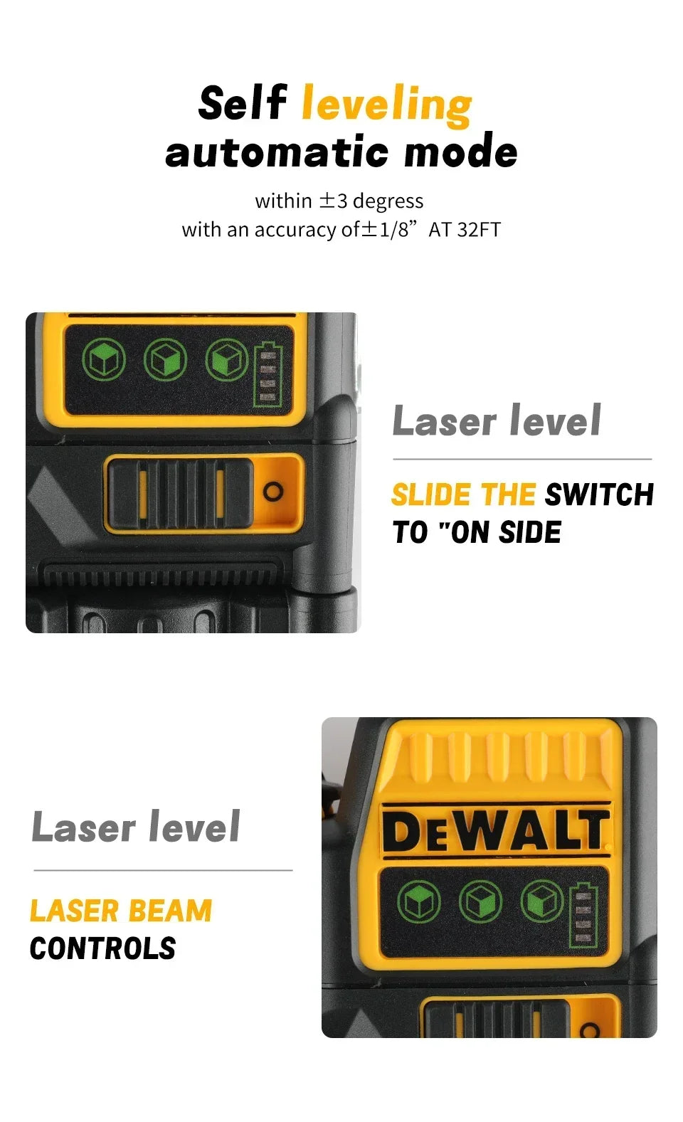 Dewalt DW089LG 12-Line 360 Degree Laser Level With Plumb