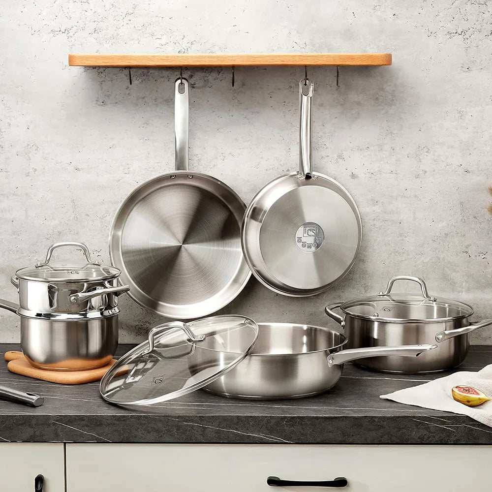KOCH SYSTEME CS Stainless Steel Cookware Set All Stoves Compatible
