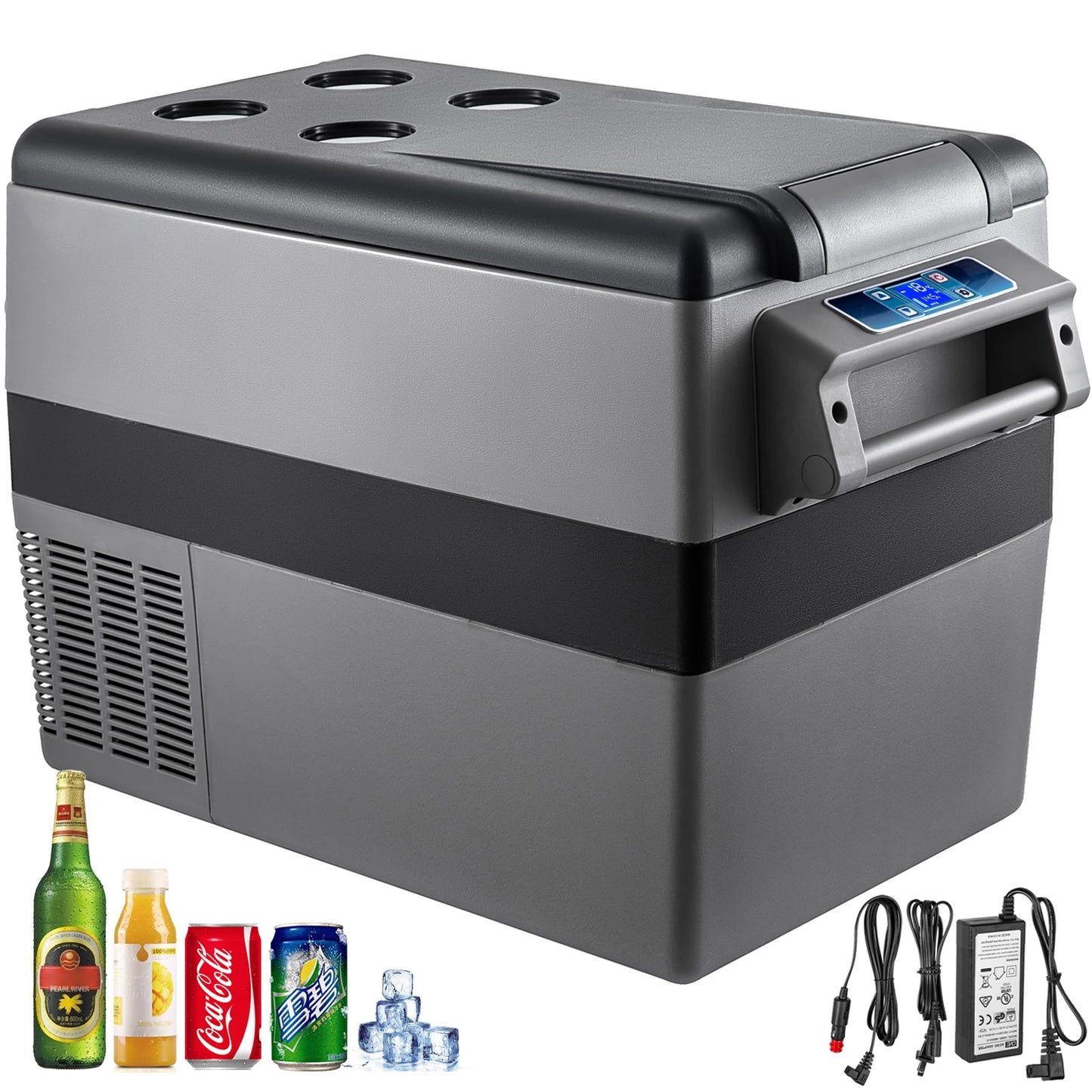 SucceBuy Portable Car Refrigerator Freezer Compressor Cooler For Camping