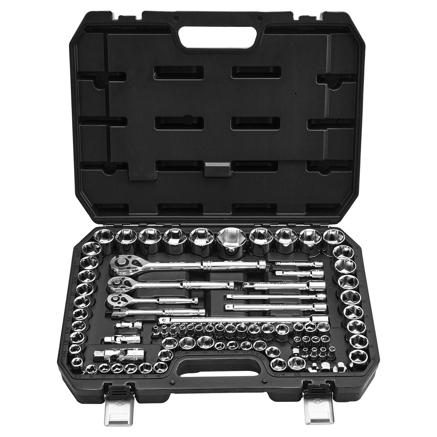 SucceBuy 86 Piece Socket Set Ratchet Mechanic Tool Kit
