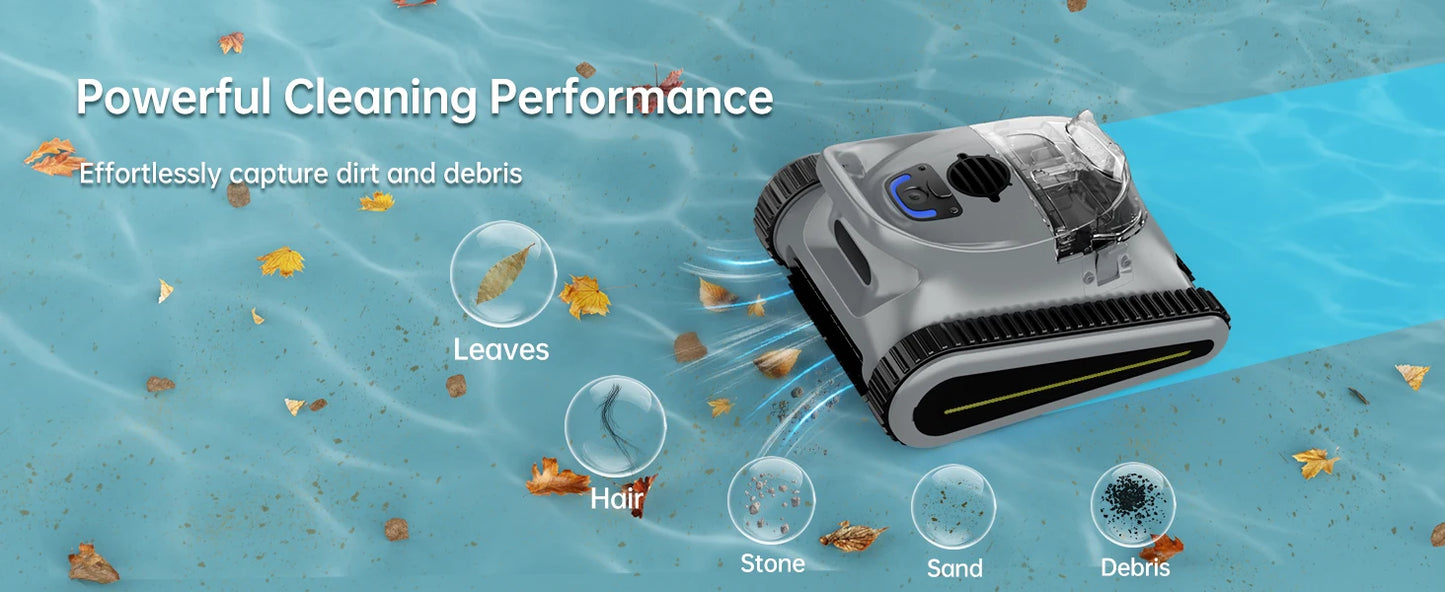 Seauto Crab Pro Cordless Robotic Pool Cleaner For Inground Pools