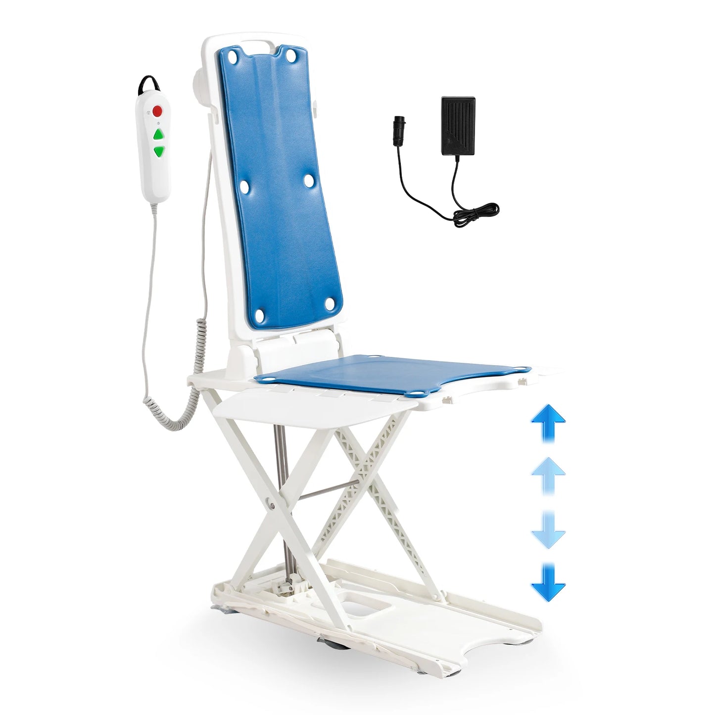 SucceBuy Electric Chair Lift For Seniors With Height Adjustable Support