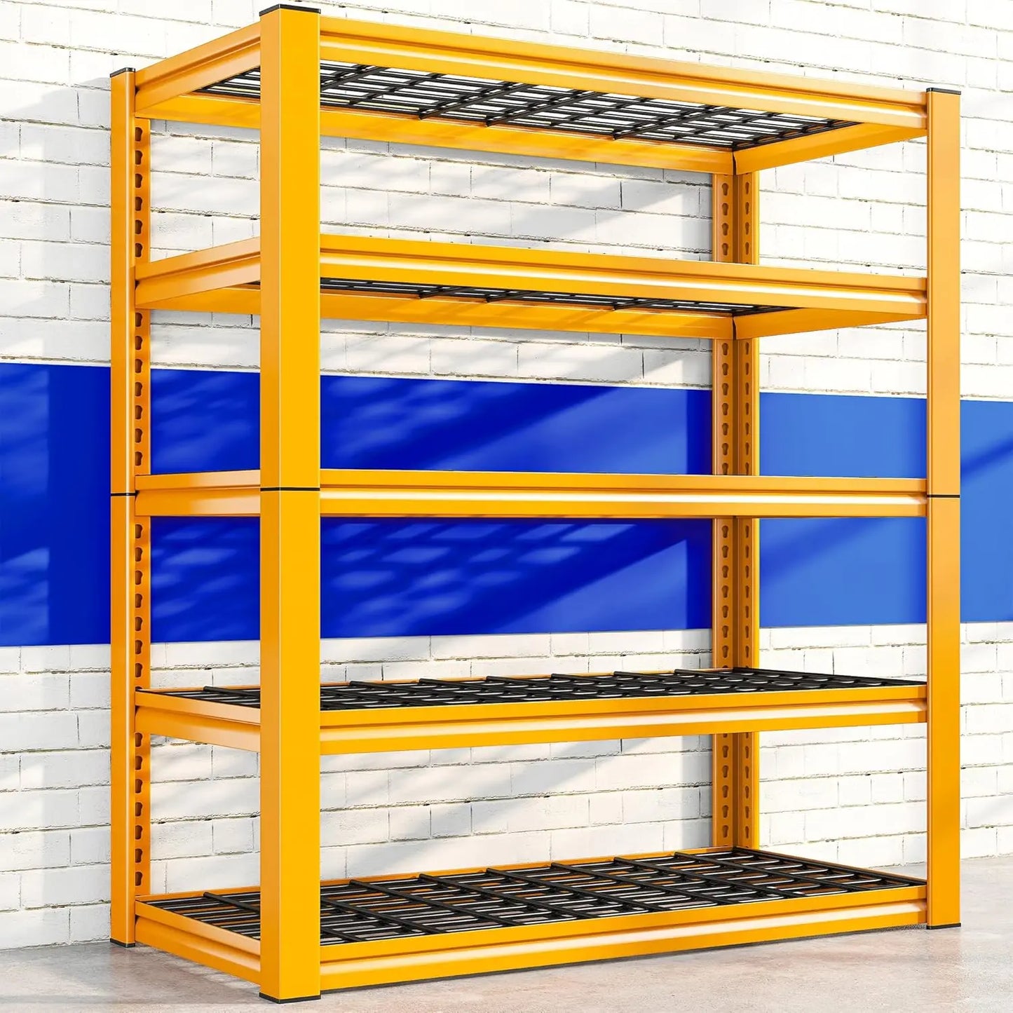 Garage Shelving Unit 5 Tier Heavy Duty Steel Storage