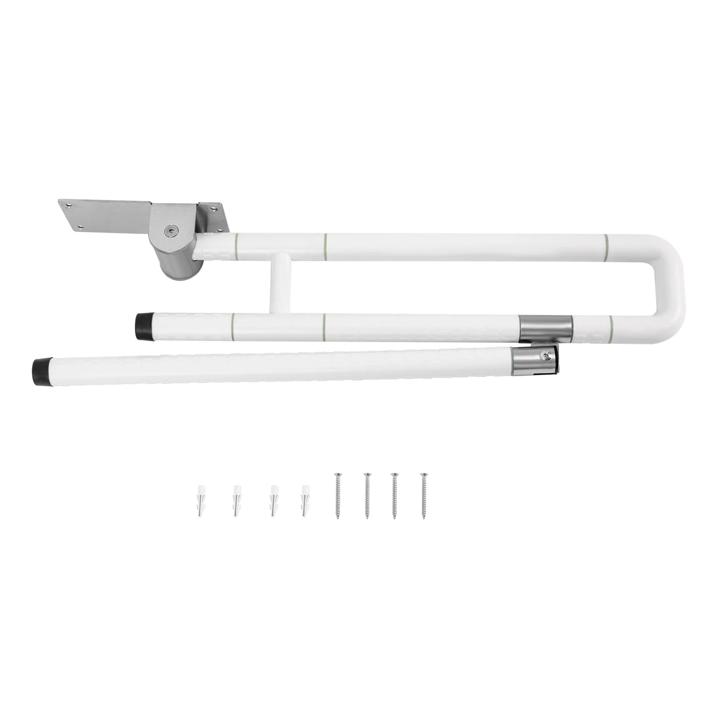 Toilet Grab Bar Non-Slip Foldable Drop-Down Rail Assist