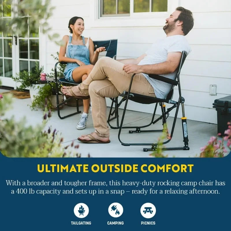 Portable Folding Outdoor Rocking Chair