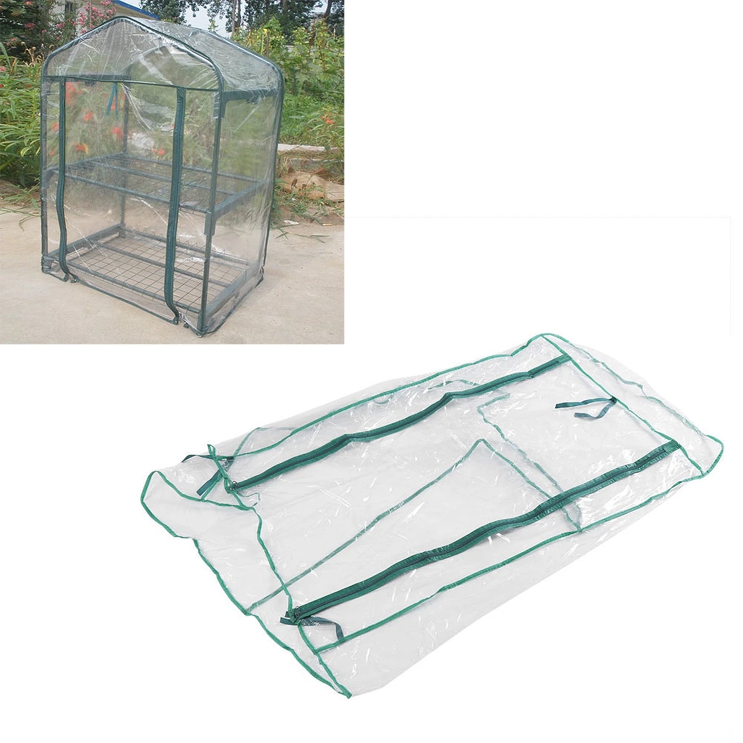 TOPINCN Mini Portable Garden Greenhouse For Outdoor Plants
