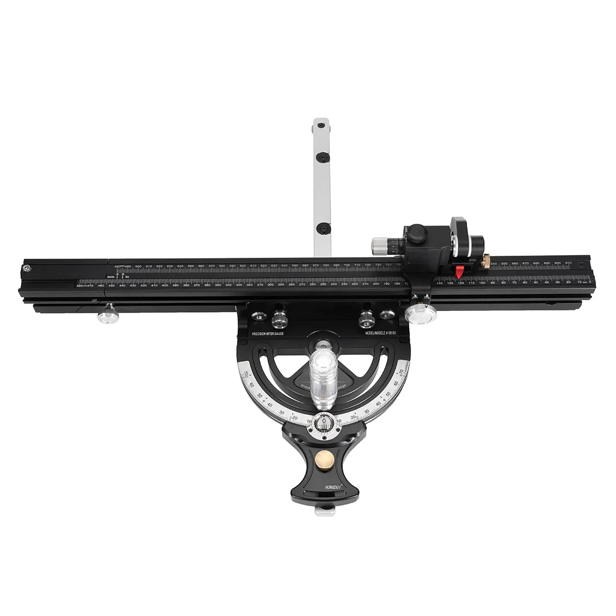 Hongdui HD-MG21 Miter Gauge With Extended Fence For Table Saw And Router Table