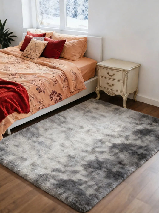 Ultra Soft Shag Area Rug For Living Room And Bedroom