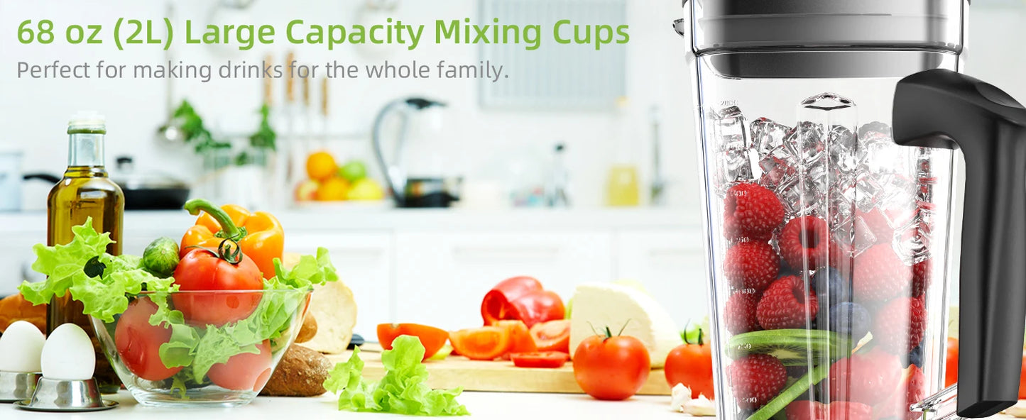 Biolomix 3HP Heavy Duty Blender Juicer Processor 2200W