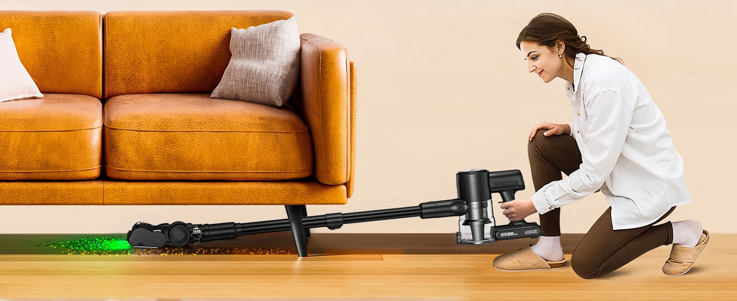 SUXIANGVAC Cordless Vacuum Cleaner 55 KPa 55 Minute Runtime Self Standing