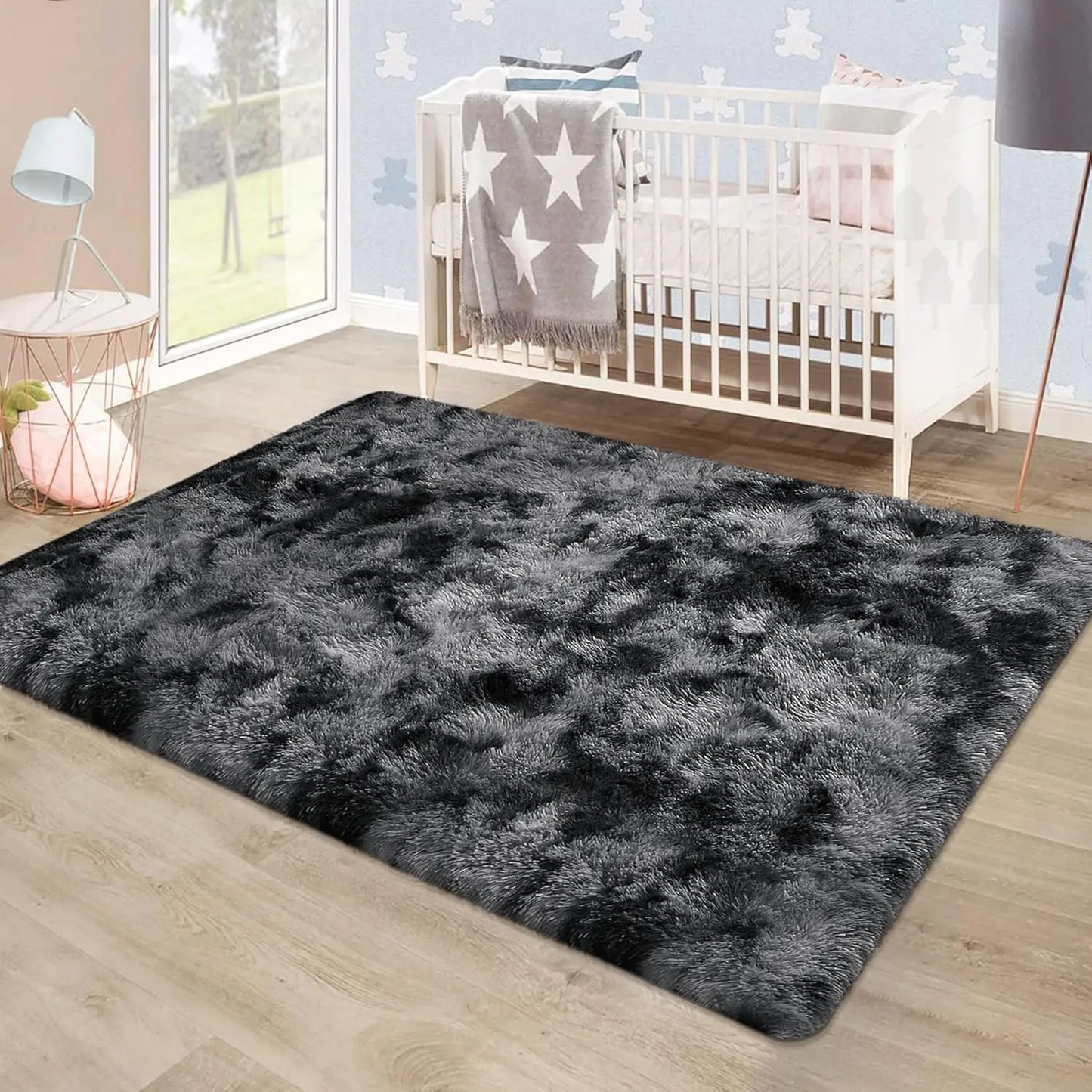 Ultra Soft Shag Area Rug For Living Room And Bedroom