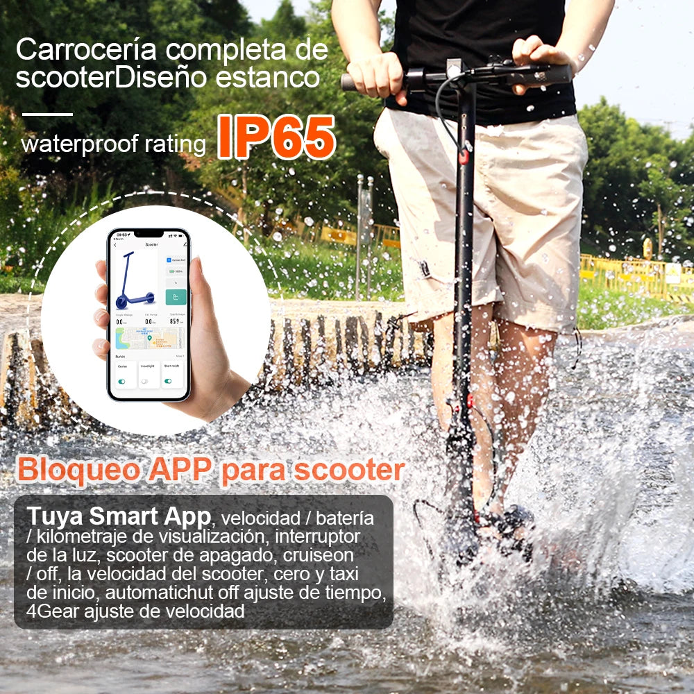 Ladped Electric Scooter 350W 19mph With Smart App Control