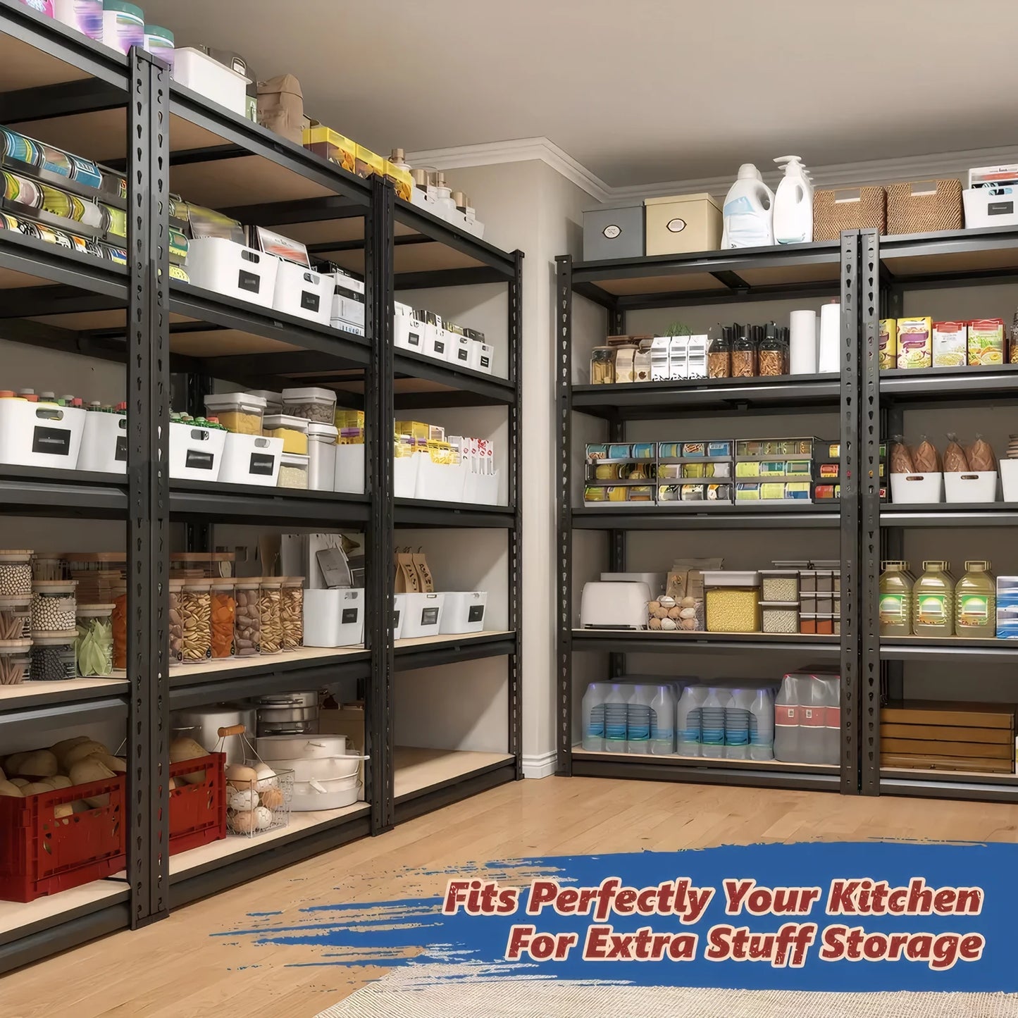Heavy Duty Garage Shelving Unit Adjustable 2000Lbs Capacity
