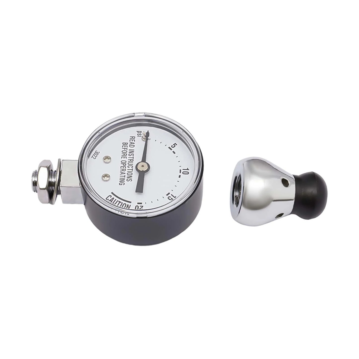Bymaocar Aluminium Pressure Canner 90Kpa Explosionproof Pressure Gauge