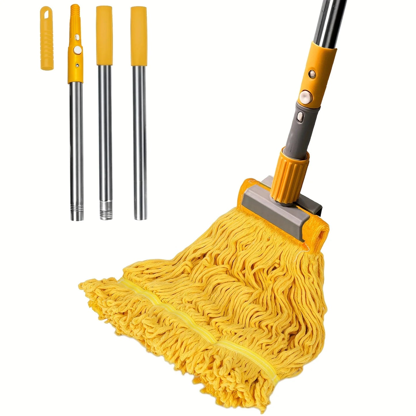 Sanitary Cleaning Kit Mop Bucket Cart With Industrial Cleaning Mop
