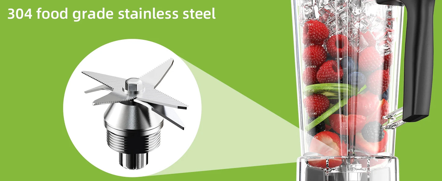 Biolomix 3HP Heavy Duty Blender Juicer Processor 2200W
