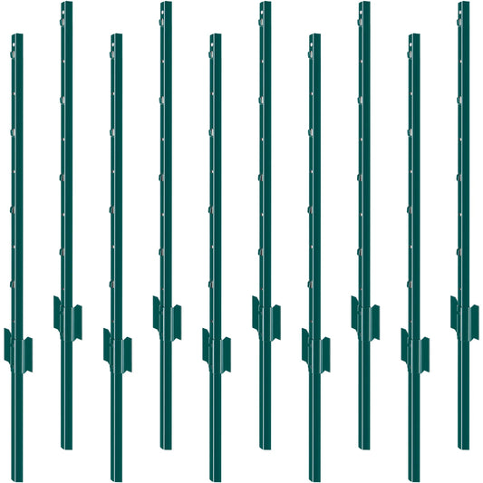 SucceBuy Fence Post T Post Heavy Duty Steel Stakes