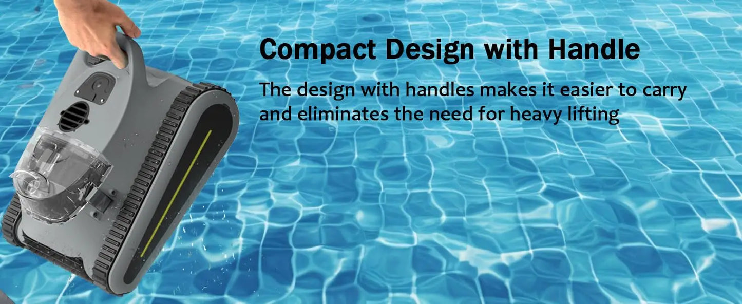 Seauto Crab Pro Cordless Robotic Pool Cleaner For Inground Pools