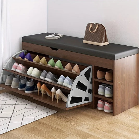 Stainless Steel Flip Shoe Rack Cabinet Hardware Accessories