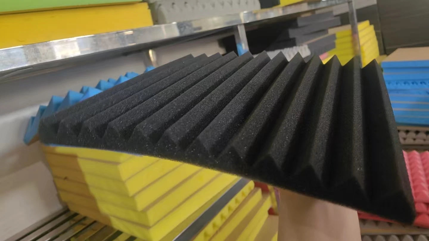 Self-Adhesive Eggcrate Acoustic Foam Panels For Home Studio Noise Reduction