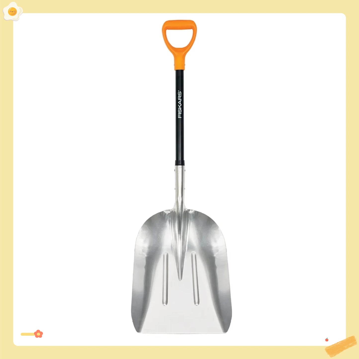 Durable Fiberglass Scoop Shovel for Garden and Camping