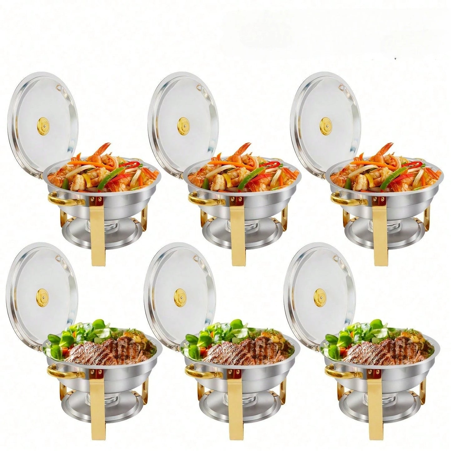 Stainless Steel 5QT Baking Tray Set Buffet Essentials