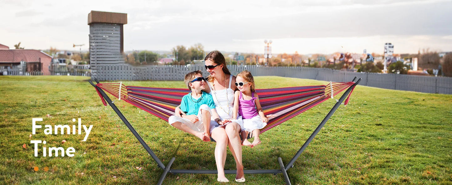 Gyroor Adjustable Stand Hammock With Storage Bag For Outdoor Relaxation