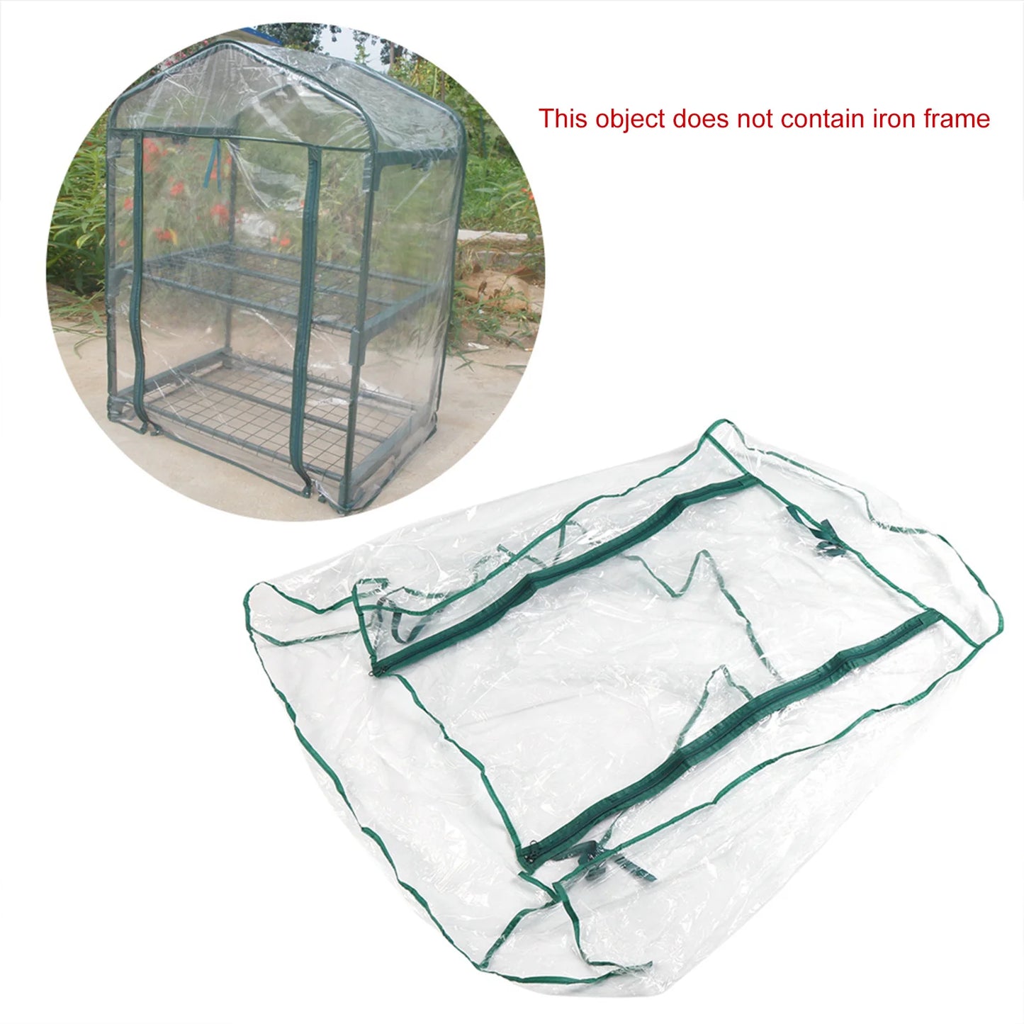 TOPINCN Mini Portable Garden Greenhouse For Outdoor Plants