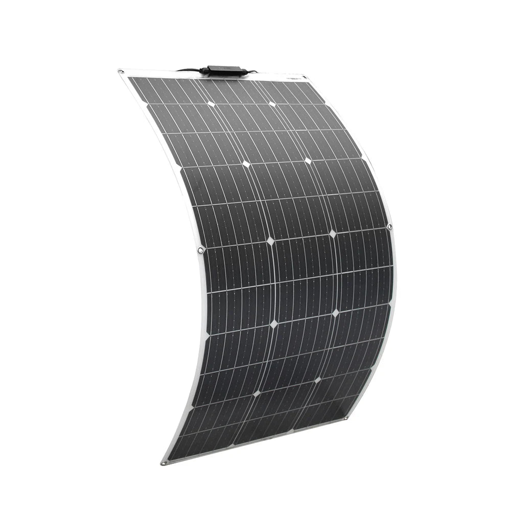 Dgsunlight 12V Flexible Solar Panel Kit 100W For Boat RV