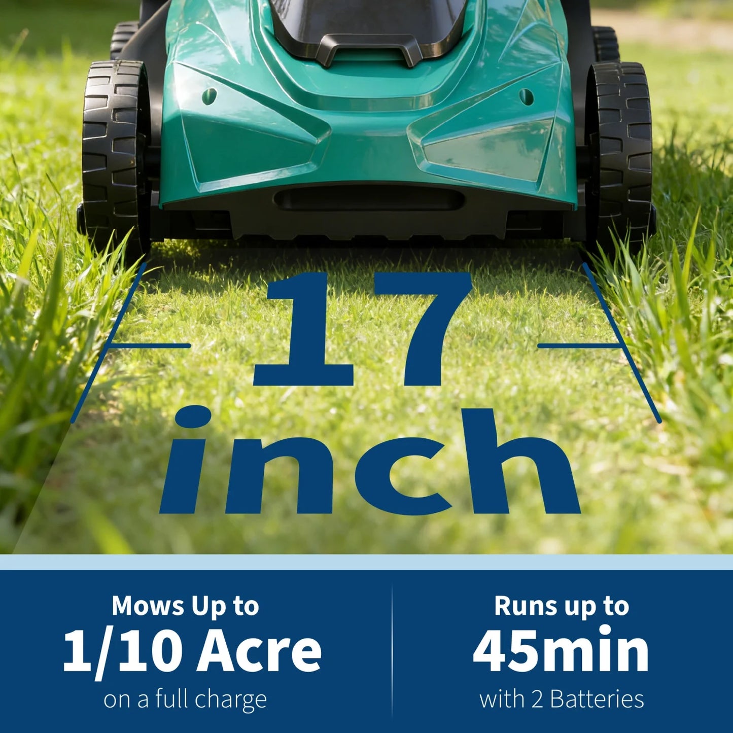 HiMISS 40V Cordless Lawn Mower With Dual Batteries