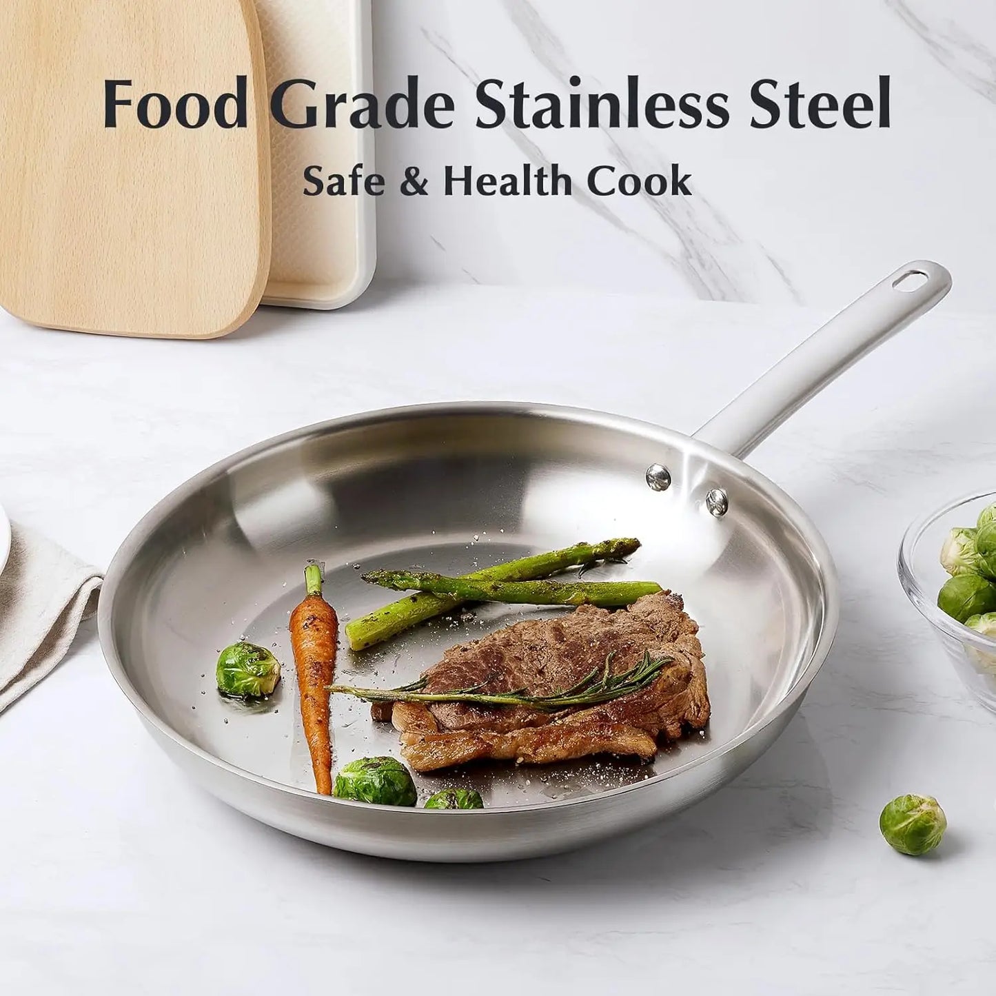 KOCH SYSTEME CS Stainless Steel Cookware Set All Stoves Compatible